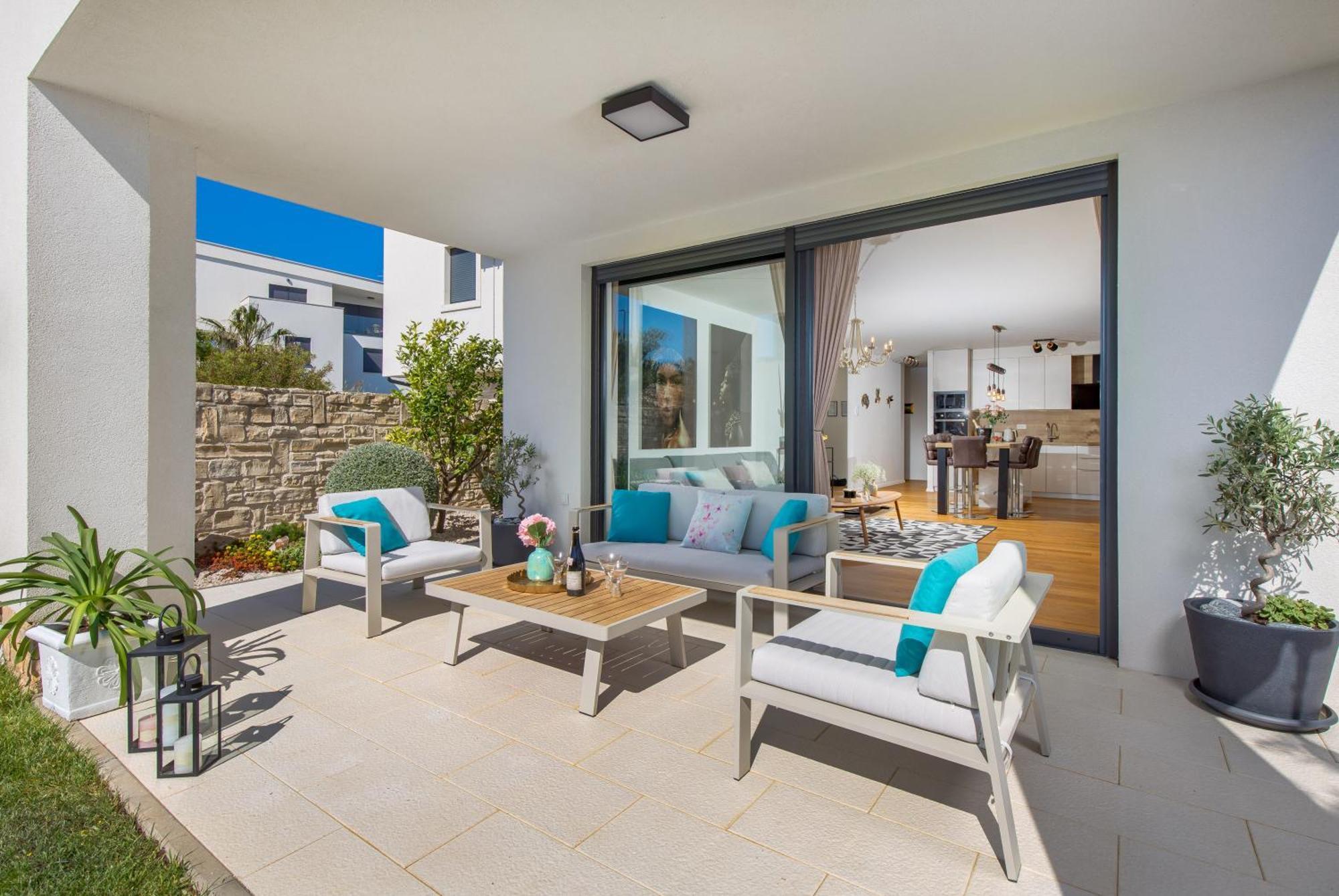 Luxury Apartment Hyperion With Private Pool And Garden Murter Zewnętrze zdjęcie